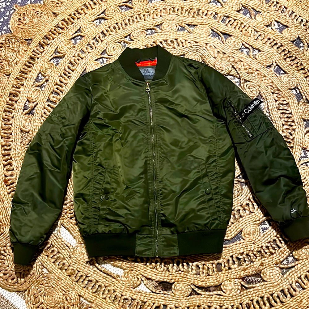 Calvin Klein Men’s Nylon Flight Jacket